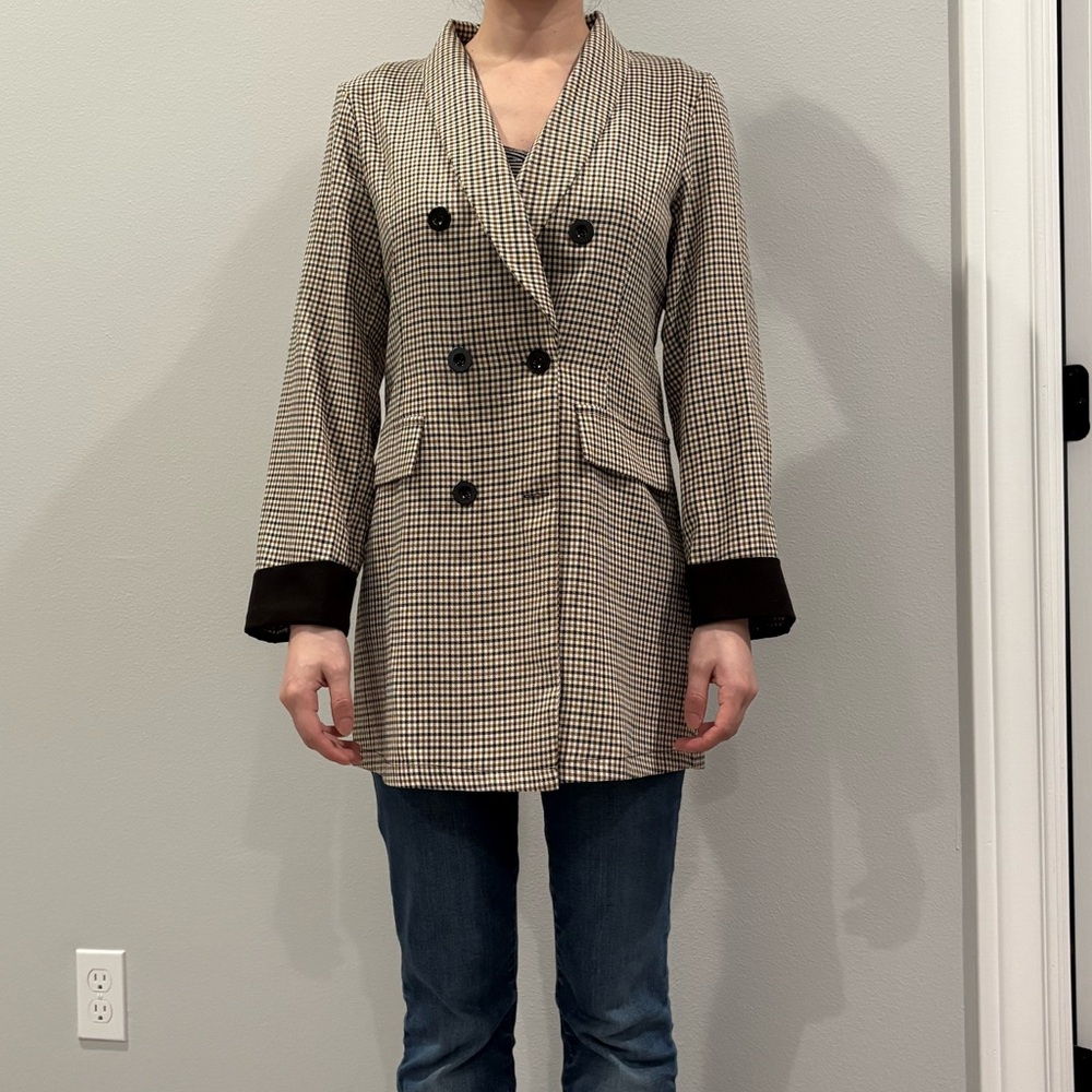 button-up blazer